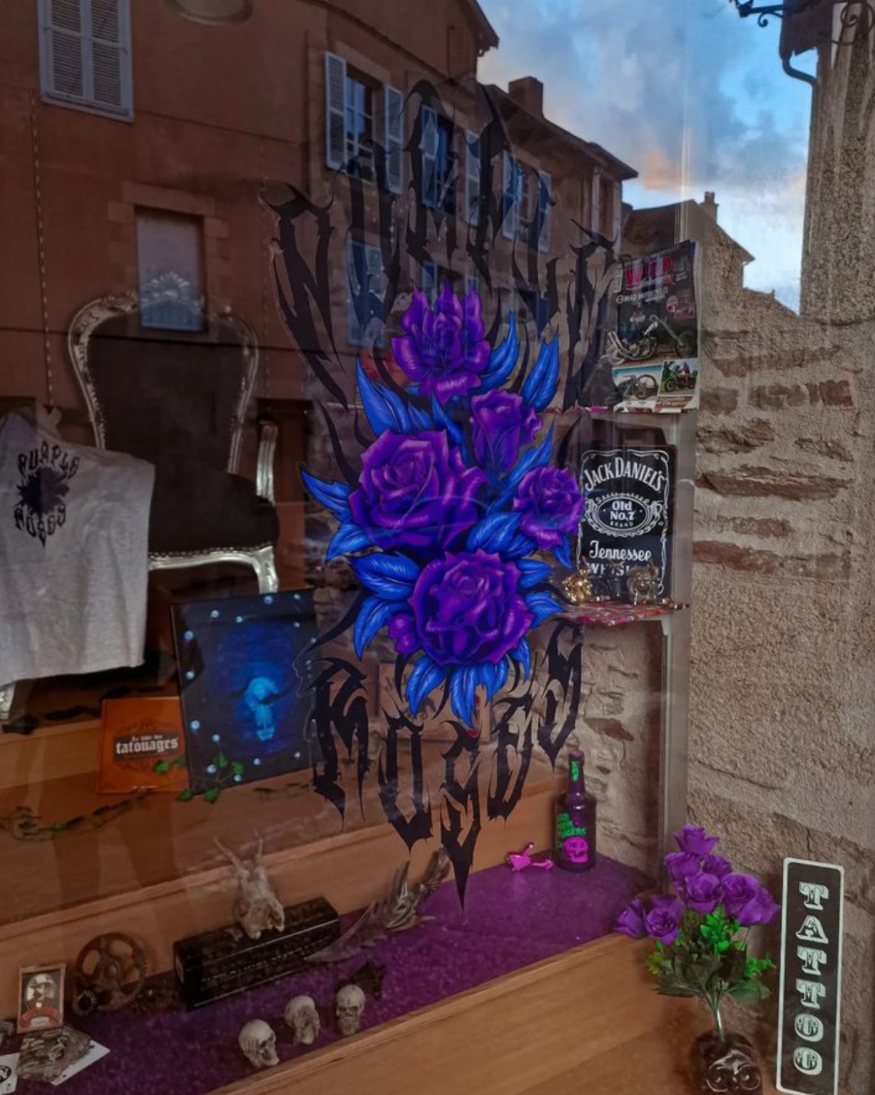 Intérieur de Purple Roses Tattoo